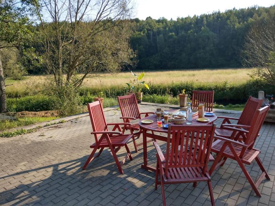 Wald-Apartment Limabach - Oberfrohna Dış mekan fotoğraf